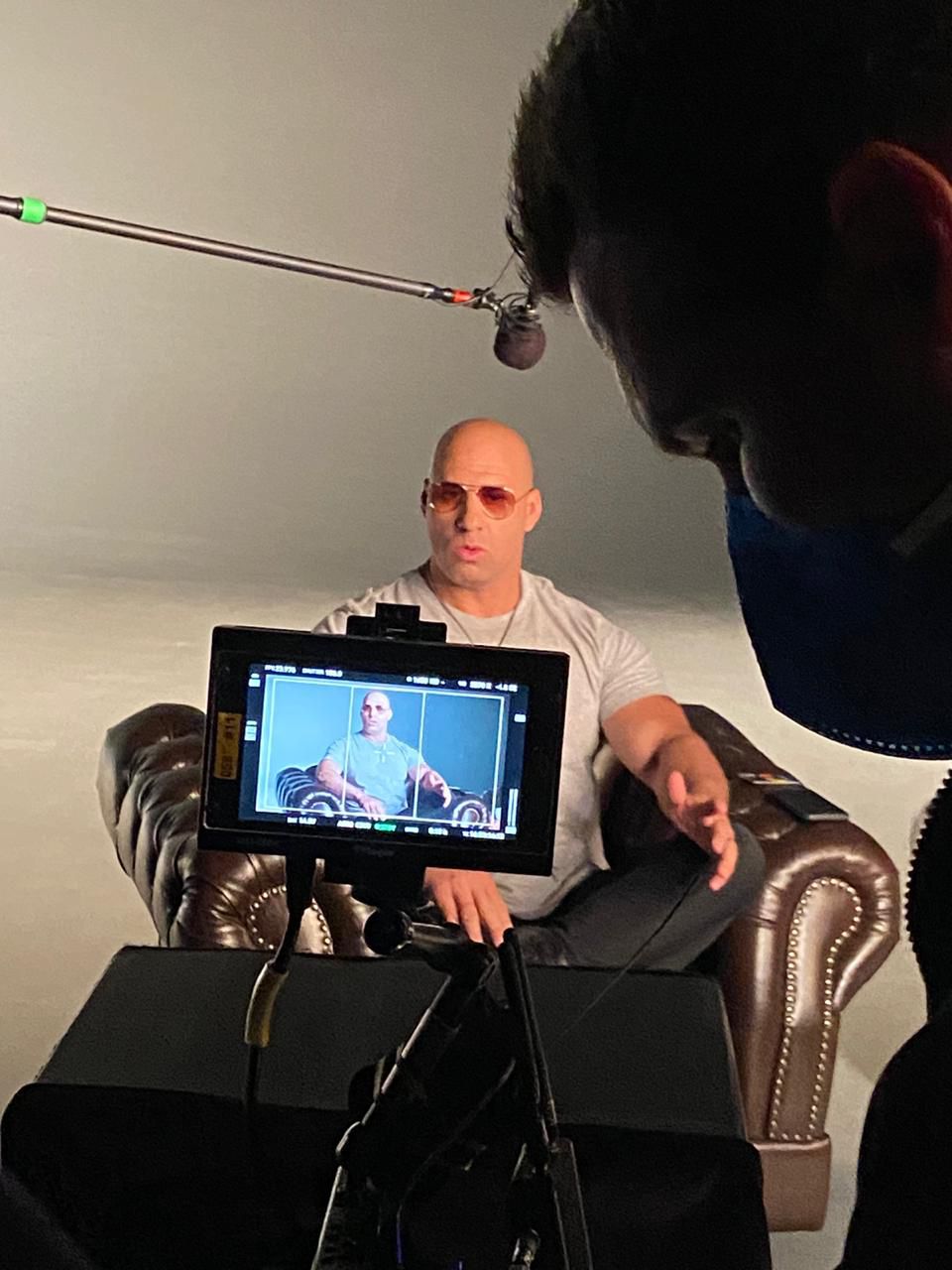 Vin Diesel Brasileiro em ativação de marca durante evento